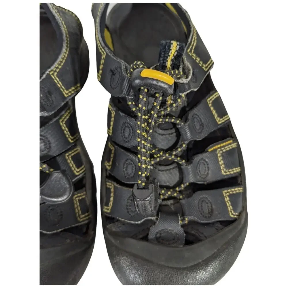 Keen Newport H2 Sandals Kids Size 12 Outdoor Drawstring Black 1001907